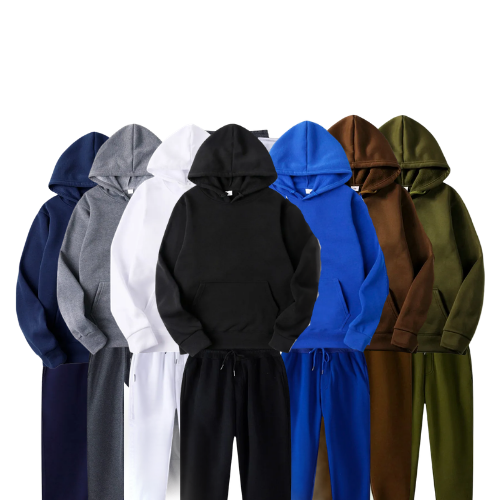 Conjunto Deportivo Jogging Pantalón Babucha + Buzo Canguro Capucha 100% Algodón